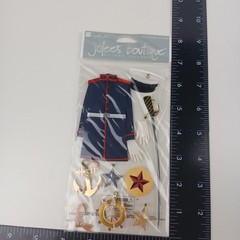 Jolee’s Boutique Marines Stickers SPJBLG003 Dress Uniform Cover Sword Sticko