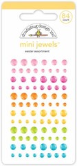 Doodlebug Mini Jewels Easter Assortment Pink Blue Green Orange Yellow