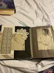 Large Junk Journal / Art Journal With Some Metal And Bling