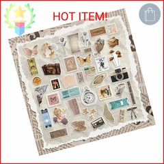 300 Pcs Vintage Stickers, Junk Journal Supplies, Cute Stickers for Journaling Su