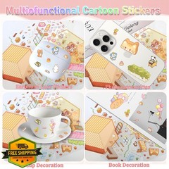 24 Sets 3D Sticker Scene, Sticker Therapy DIY, Kawaii 3D Stickers for Adults,…