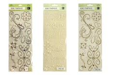 K&COMPANY Swirl Adhesive Gems – 7pcs – CHOOSE ONE!!!