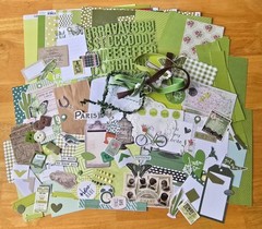 8 Color Junk Journal Scrapbook Bundles Blue Red Orange Yellow Green+ paper more