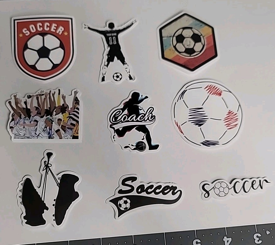 ASST SOCCER SOCCER STICKERS (SP1) ST4