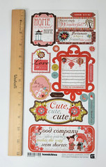 3 Basic Grey Konnichiwa Sticker Sheets Asian Kawaii Home Sweet Home Love Friend