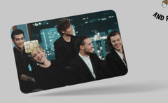 Harry Styles , 2 pc credit card skin & DEBIT CARD,TROLLEY & GYM,stickers