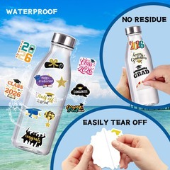 100 Pcs Graduation Stickers 2026, College Stickers, Class of 2026 Stickers fo…