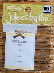 RARE JOLEES Mini INVITATION You’re Invited Wedding Baby Shower Birthday Party 3D