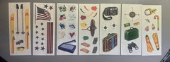CREATIVE MEMORIES LOT OF 40 STUDIO STRIP STICKERS, VARIOUS THEMES – UNUSED