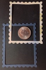 THIN STAMP FRAME Die-Cuts (12pc)Aprox 2-1/2″x3″📫Pictures📫Made in USA📫