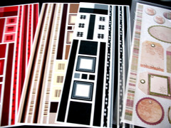 Red/Pink &Brown/Black Gr Lengths, Season to Season, Formal, Creative Memories.