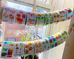 Rare Cotrin Vintage 80s 90s Stickers Off The Roll: Pearly, Opal, You Choose!
