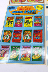 Vintage Stickers Store Window Weirdos High Rollers Wacky Comics Groceries 1982