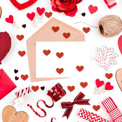 Heart Stickers, Red Heart Sticker, Glitter Small Mini Heart Stickers for Kids, 7
