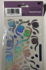 Sticko Metallic Foil Confetti Stickers EK Success 39ct 2010 SPMT17 NIP Scrapbook