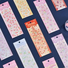Colorful Kpop Stickers Set – 12 Sheets DIY Self-Adhesive Deco Stickers for Scrap