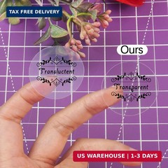 Printable Transparent Sticker Paper, Premium Clear Sticker Paper 8.5″ x 11″ (25