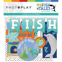Scrapbooking Crafts Die Cuts Fish Tales Shark Dolphin Castle Don’t Feed Star Sea