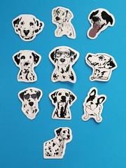 101 Dalmatians Scrapbooking Stickers Disney 10 X Vinyl Sticker May249a