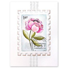 New Penny Black Rubber Stamp clear set ABLOOM flowers free USA ship