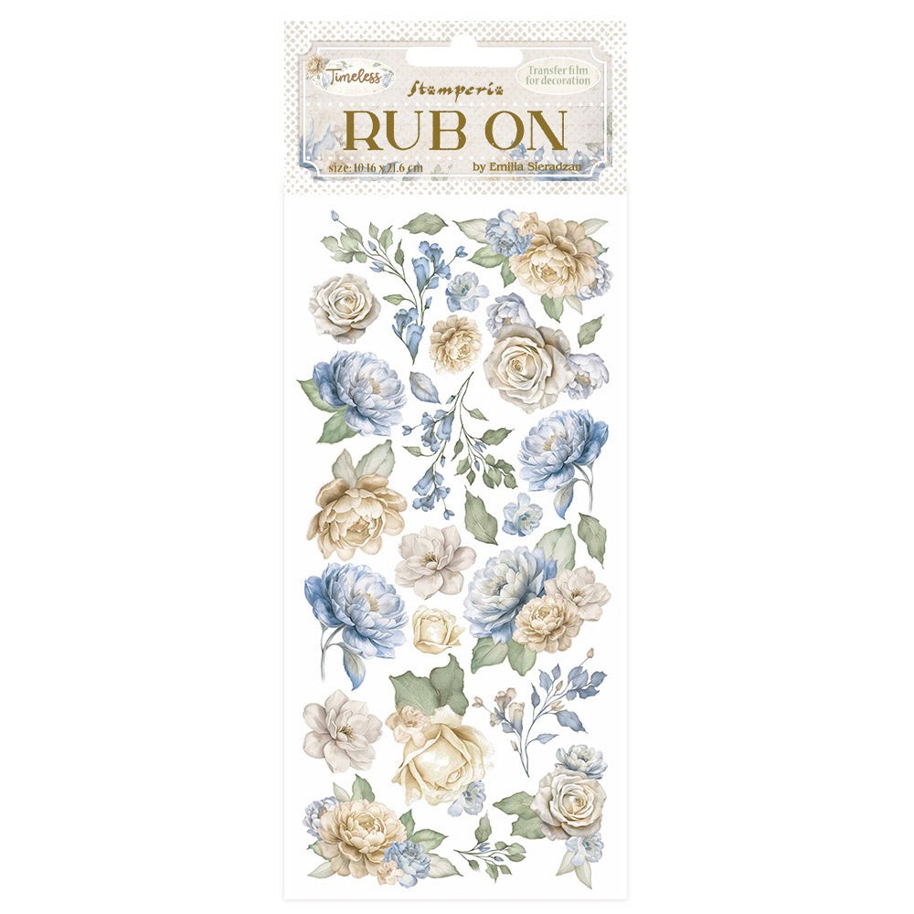 Stamperia Rub-on – Timeless Flowers, DFLRB160