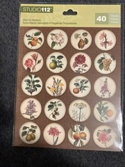 Botanical Die Cut Sticker Package Scrapbook Craft Stickers