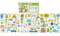 Crafts Doodlebug Odds Ends Great Outdoors Camping Animals Food Cabin Camper Fire
