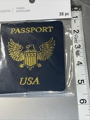 USA Passport Book Sticker Recollections Scrapbook Memory Book Craft New