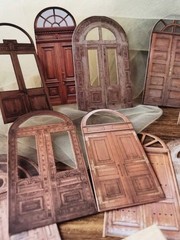 20pc Story of Doors Die-Cut Cardstock Scrapbooking Cards Planner Journaling DIY