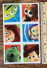 Vintage Toy Story Disney Pixar Hallmark Stickers – 1 Sheet 6 Stickers
