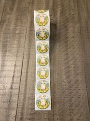 Vintage Illuminations Sticker Roll- 100 Stickers- $.50 each