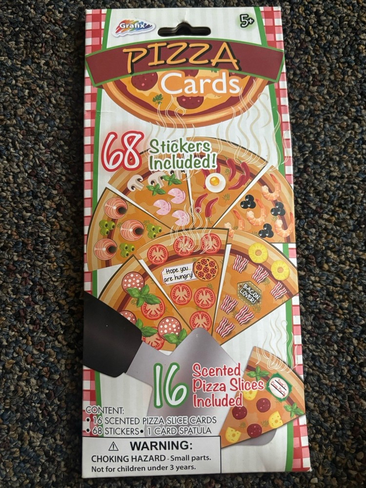 Grafix Cards Scented Pizza Stickers