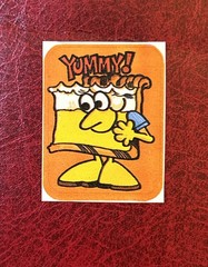 Vintage Scratch and Sniff Sticker- Banana Scent