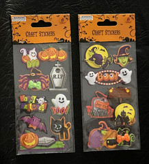 HALLOWEEN 3-D Stickers Jolee~Sticko~Animal Zombies~Jack-O~Lantern~GHOSTS~Witch