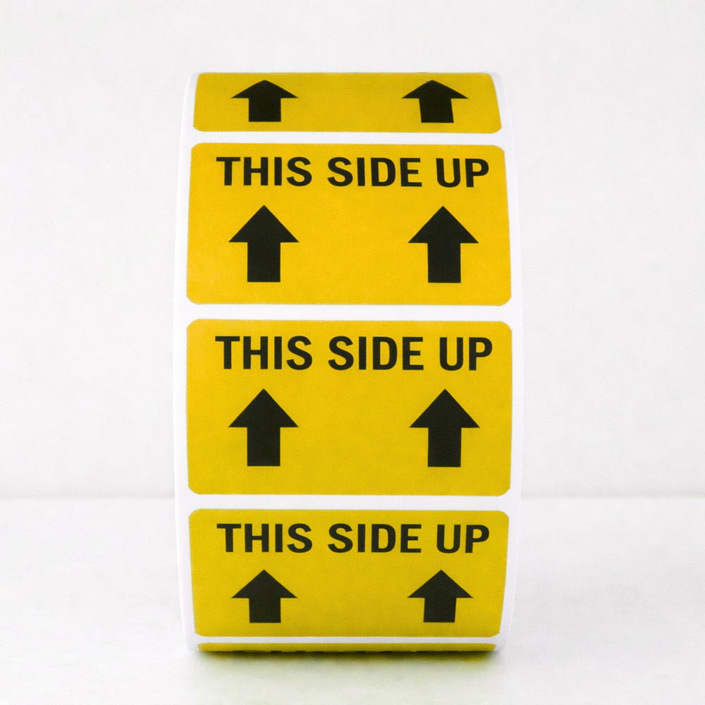 50 This Side Up Stickers Shipping Labels Fragile Handle With Care Warning