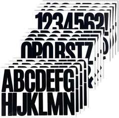 3 Inch Vinyl Letter Stickers – 144 Pieces Large Waterproof Sticky Stick on Alpha