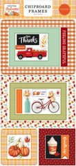 Carta Bella Paper WELCOME AUTUMN 6×13 Sheet of Chipboard Frames
