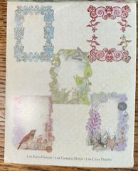 K&Company Jubilee Acetate Frames Flowers Swirls Scrapbook Pictures Over Lay