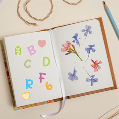 5400Pieces Letter Stickers, 60 Sheets Alphabet Stickers0.5In Vinyl, Self-Adhesiv