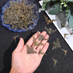 96 PCS Vintage Metal Book Corner Protectors for Scrapbooking and Albums