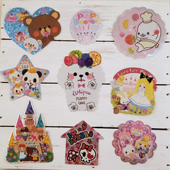 LARGE Kawaii STICKER FLAKES Grab Bag – 3 Japanese Stickers $6 Limited Supply