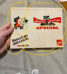 Have a Coke and a Smile Advertising Paper Seasons Greetings Special (read)