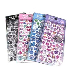 3D Puffier Sticker Sheets Adorable Small Sticker for Kid and Adult Tiny Sticker