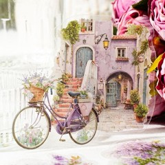 15Pcs Transparent Stickers Flowers Garden Journal Planner Scrapbooking Crafts