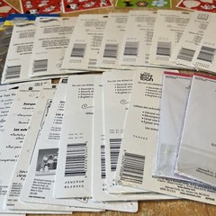 Lot of 29 SEALED Sticker Packages Hallmark Heartline Snoopy Holiday Hello Kitty