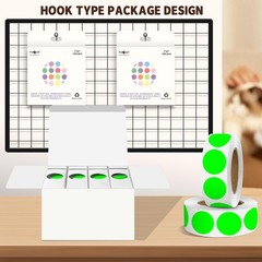 4 Rolls 4000PCS 1 inch Round Color Coding Circle Dot Labels, Color- Coding La…