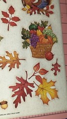Vintage American Greetings Stickers Thanksgiving Fall Harvest Leaves 1 Sheet