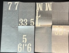 Vintage Craft Papers & Stencils Velour, Metallic, Transparency, Gummed, Day Glo