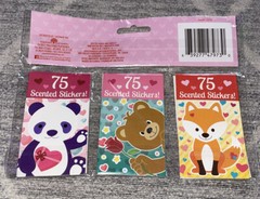 greenbrier international Strawberry Scented Valentines Mini Sticker Books