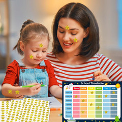 2100PCS Gold Foil Star Stickers 0.6″ Holographic Reward Stickers for Kids Behavi